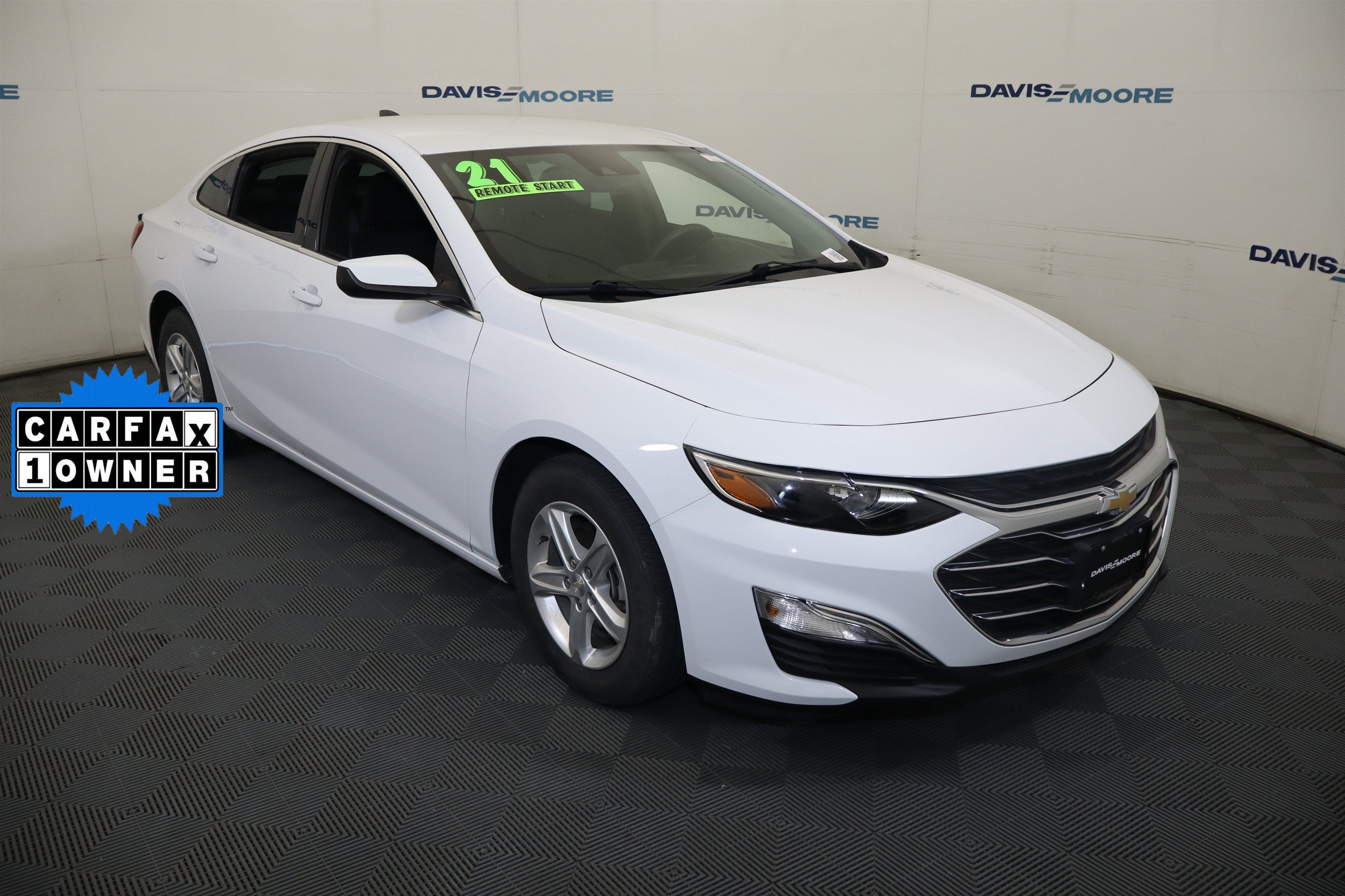 2021 Chevrolet Malibu — rear three-quarter view
