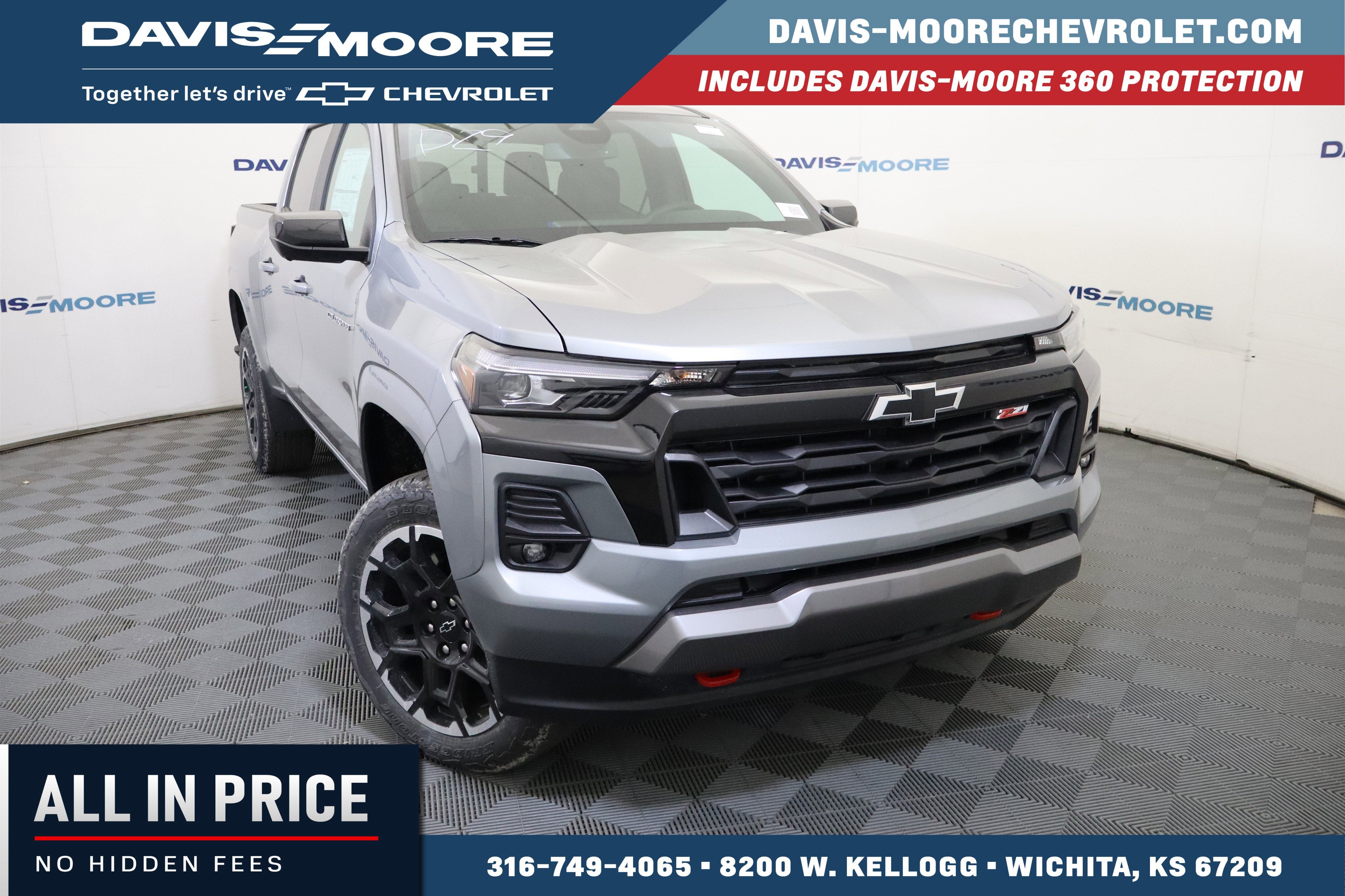 2026 Chevrolet Colorado Z71 in Sterling Gray Metallic — front three-quarter view