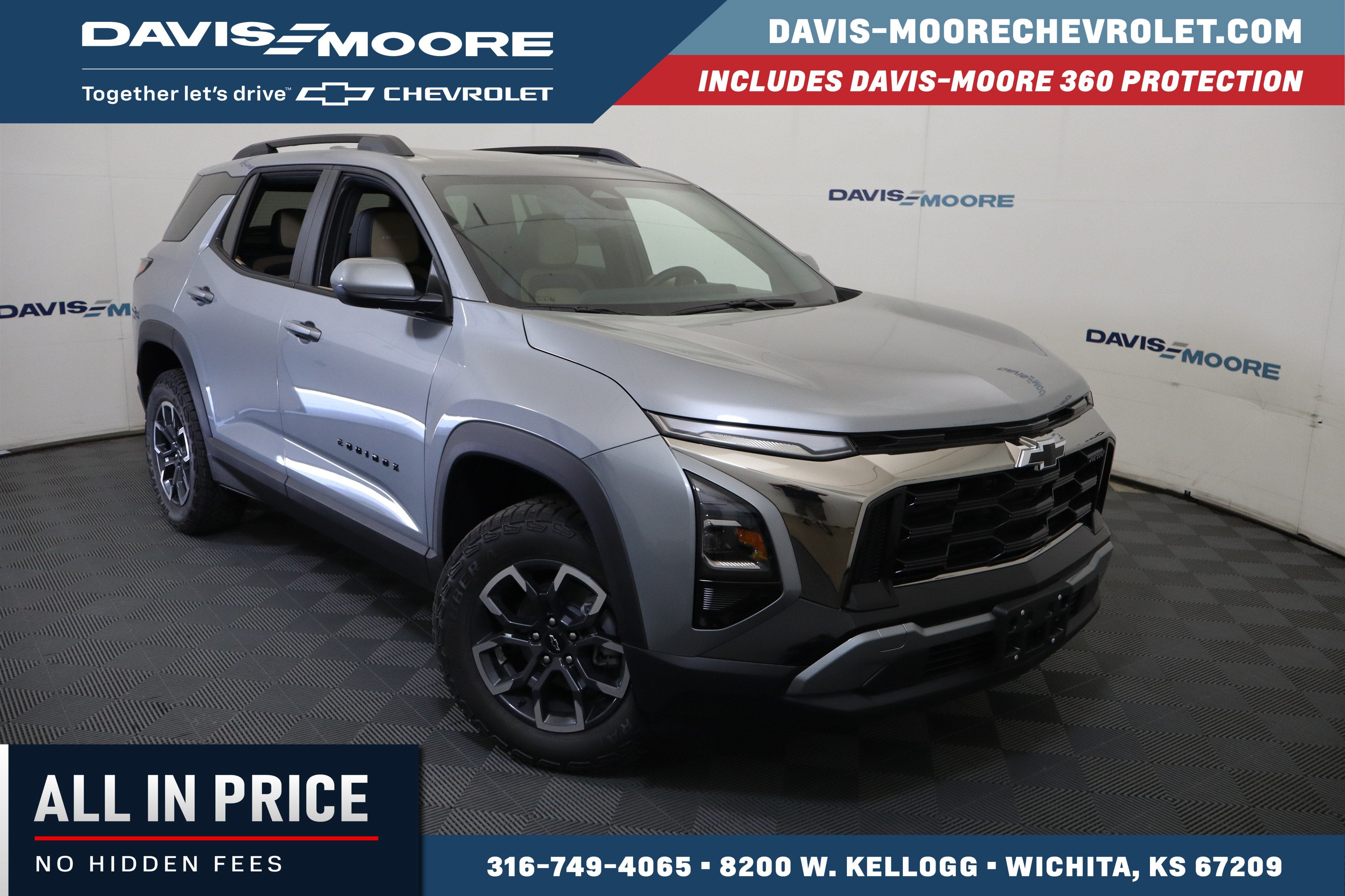 2026 Chevrolet Equinox ACTIV in Sterling Gray Metallic — front three-quarter view