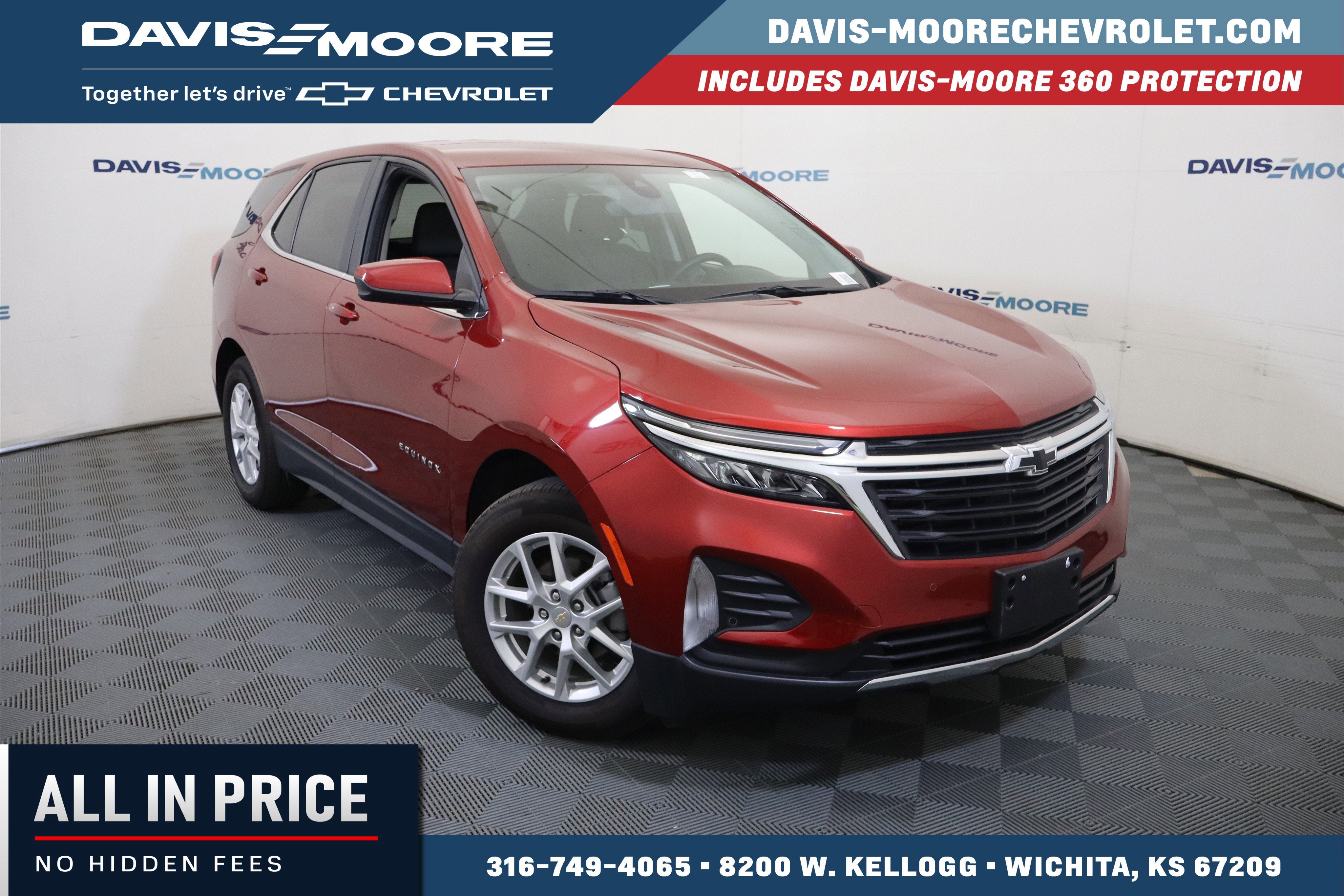 2024 Chevrolet Equinox LT in Radiant Red Tintcoat — front three-quarter view
