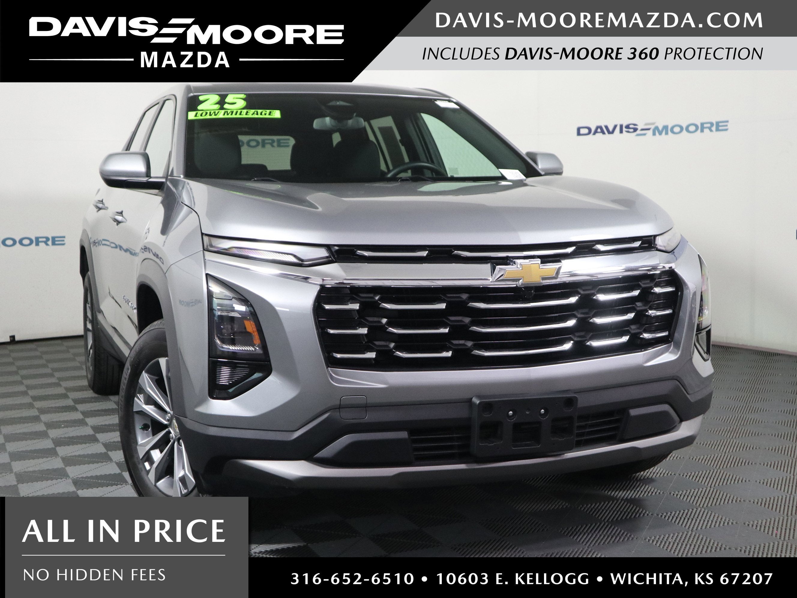 2025 Chevrolet Equinox LT in Sterling Gray Metallic — front three-quarter view