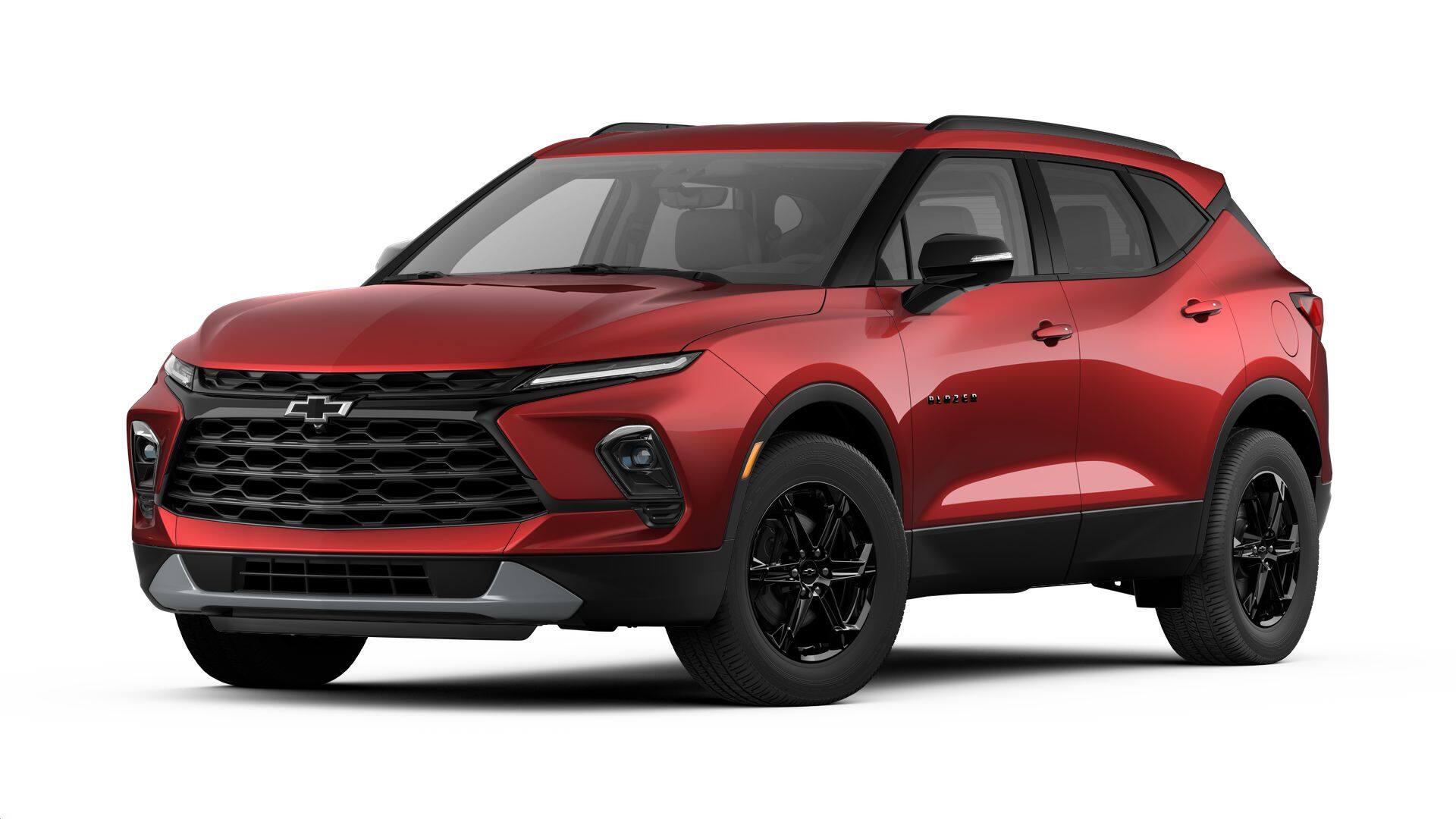 2026 Chevrolet Blazer 3LT in Radiant Red Tintcoat — front three-quarter view